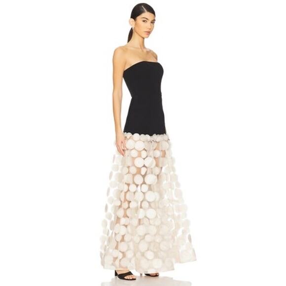 Bronx and Banco Harper Two-Tone Strapless Gown US4 - Picture 4 of 13